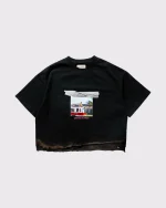 Lemons On Fire Black T Shirt