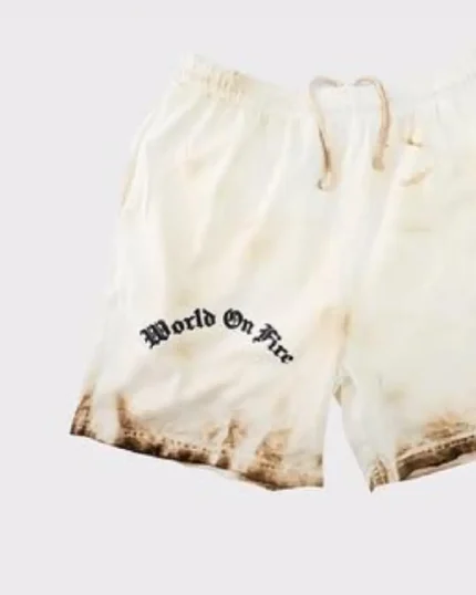 Lemons On Fire Cream Shorts (1)