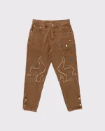 Lemons On Fire Jeans Brown (2)