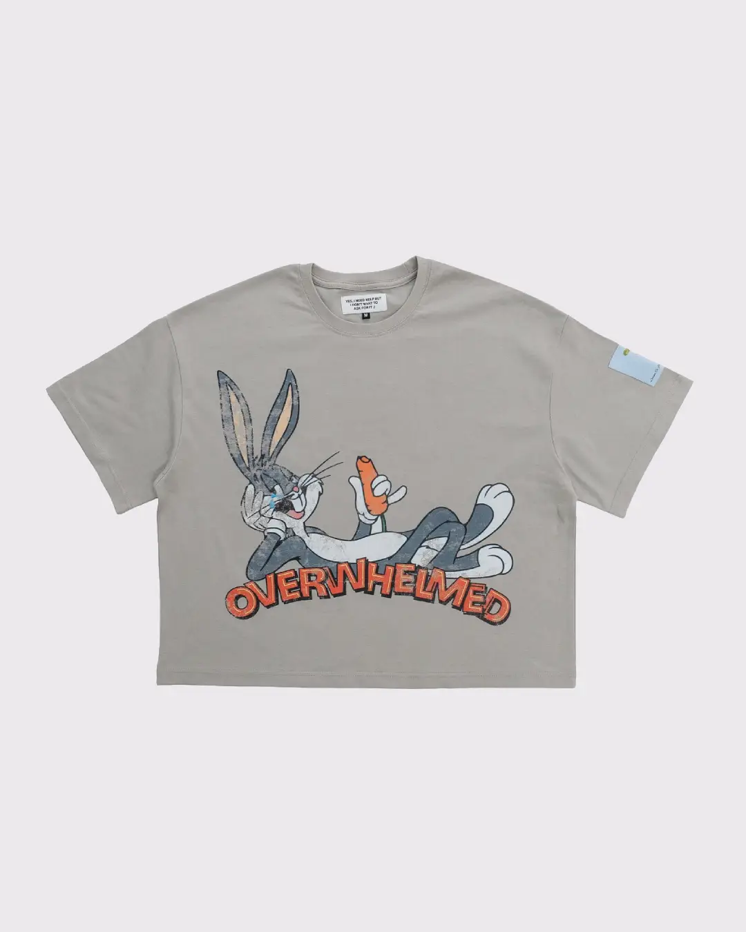 Lemons On Fire Overwhelmed T Shirt Grey (2) Lemons On Fire Overwhelmed T Shirt Grey (2)