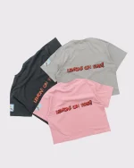 Lemons On Fire Overwhelmed T Shirt Pink (3)