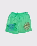 Lemons On Fire Shorts Green (1)