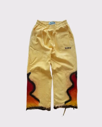Lemons On Fire Sweatpants Yellow (4)
