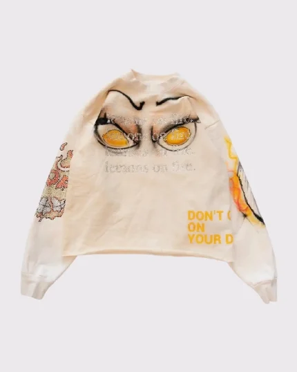 Lemons On Fire Sweatshirts Cream