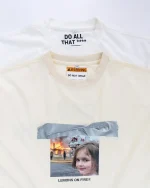 Lemons On Fire T Shirt Cream (1)