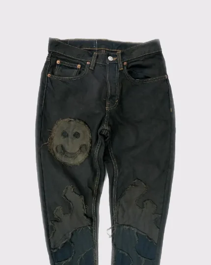 Lemons On Fire War Jeans Black (1)