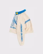 Lemons On Fire Zip Sweatshirts Cream (1)