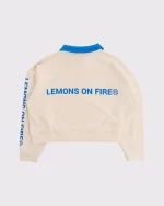 Lemons On Fire Zip Sweatshirts Cream (2)