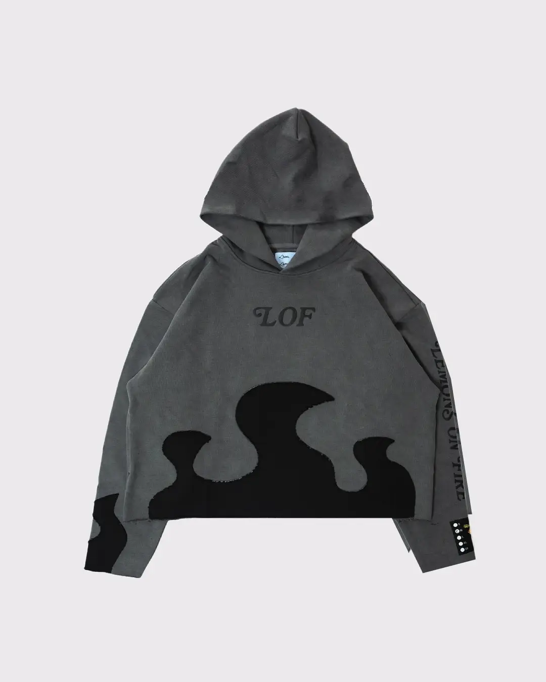 Lemons on Fire Hoodie Charcol (2) Lemons on Fire Hoodie Charcol (2)