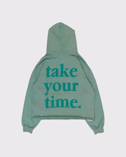 Lemons on Fire Hoodie Olive (2)