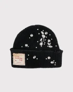 Lemons on Fire Stone Beanie Black (1)