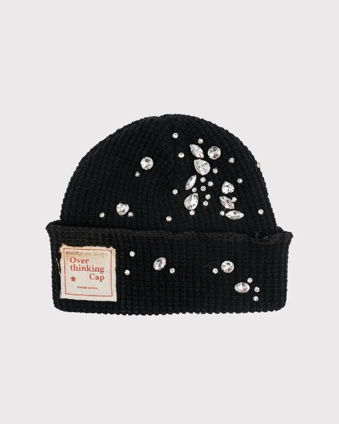 Lemons on Fire Stone Beanie Black (1) Lemons on Fire Stone Beanie Black (1)